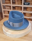 WHIPPET FEDORA | 100X NUTRIA | COBALT COLOR | SIZE 59, US 7 3/8