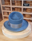 WHIPPET FEDORA | 100X NUTRIA | COBALT COLOR | SIZE 59, US 7 3/8