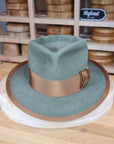 WHIPPET FEDORA | 50X BEAVER BLEND | SAGE COLOR | SIZE 58, US 7 1/4