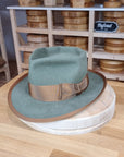 WHIPPET FEDORA | 50X BEAVER BLEND | SAGE COLOR | SIZE 58, US 7 1/4