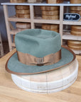 WHIPPET FEDORA | 50X BEAVER BLEND | SAGE COLOR | SIZE 58, US 7 1/4