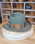 WHIPPET FEDORA | 50X BEAVER BLEND | SAGE COLOR | SIZE 58, US 7 1/4