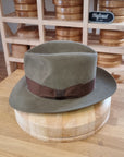 LEIFUR Adventure FEDORA | BEAVER FIFTY WESTERN FELT | PECAN COLOR | SIZE 59, US 7 3/8