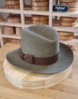 LEIFUR Adventure FEDORA | BEAVER FIFTY WESTERN FELT | PECAN COLOR | SIZE 59, US 7 3/8