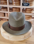 LEIFUR Adventure FEDORA | BEAVER FIFTY WESTERN FELT | PECAN COLOR | SIZE 59, US 7 3/8