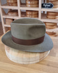 LEIFUR Adventure FEDORA | BEAVER FIFTY WESTERN FELT | PECAN COLOR | SIZE 59, US 7 3/8