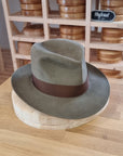 LEIFUR Adventure FEDORA | BEAVER FIFTY WESTERN FELT | PECAN COLOR | SIZE 59, US 7 3/8