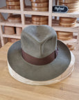 LEIFUR Adventure FEDORA | BEAVER FIFTY WESTERN FELT | PECAN COLOR | SIZE 59, US 7 3/8