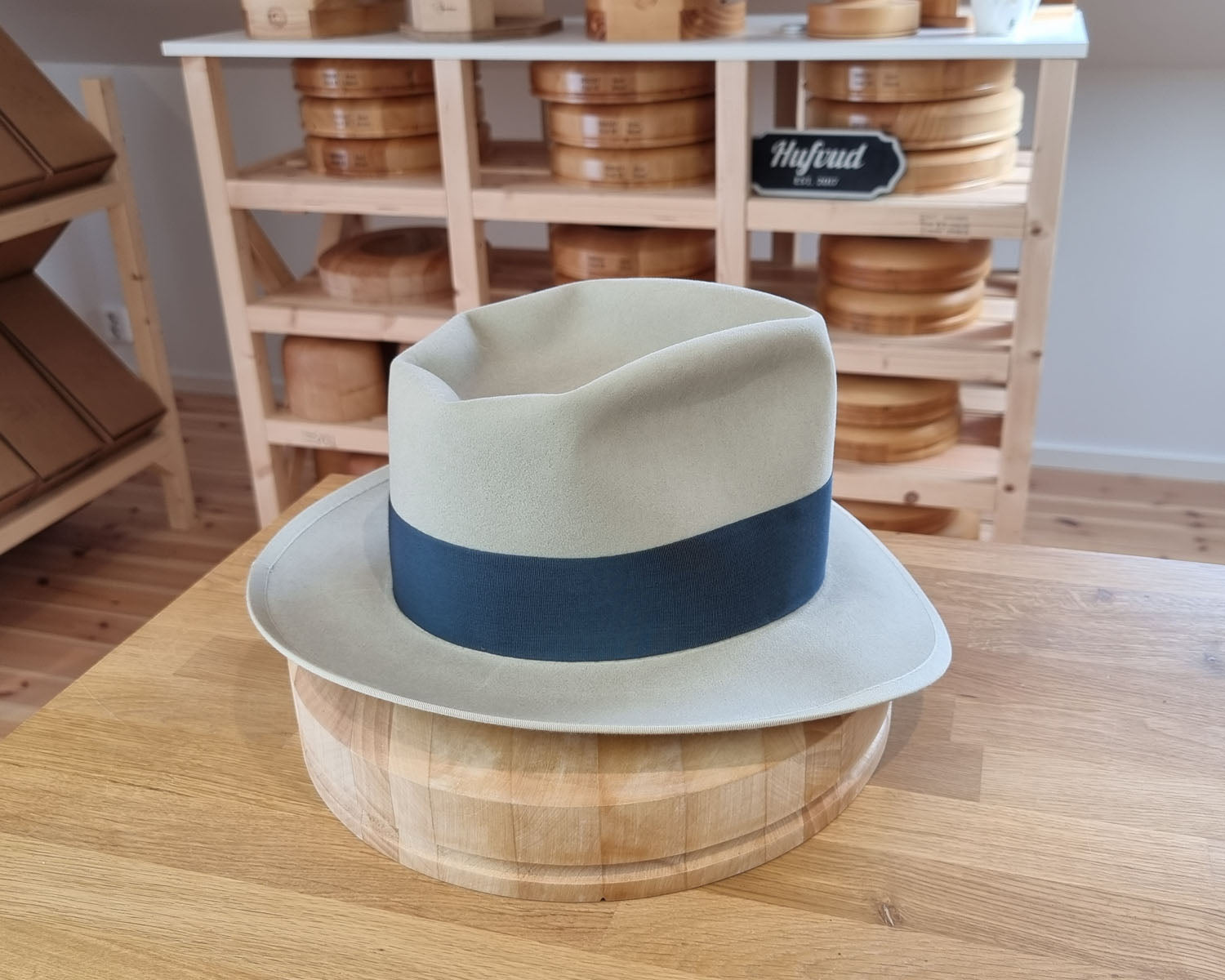 WHIPPET FEDORA | 100X BEAVER | SILVERBELLY COLOR | SIZE 60, US 71/2