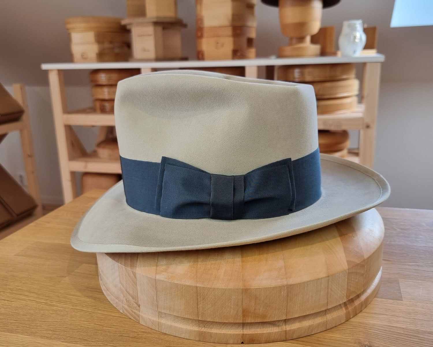 WHIPPET FEDORA | 100X BEAVER | SILVERBELLY COLOR | SIZE 60, US 71/2