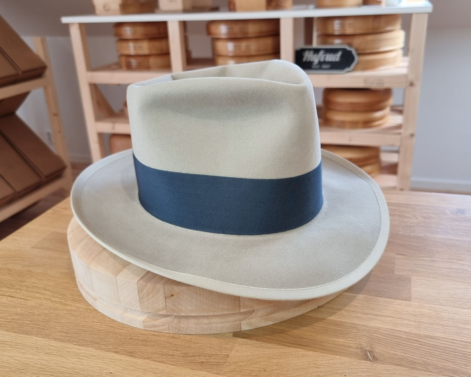 WHIPPET FEDORA | 100X BEAVER | SILVERBELLY COLOR | SIZE 60, US 71/2