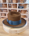 WHIPPET FEDORA | 100X NUTRIA | BROWN SUGAR COLOR | SIZE 59, US 7 3/8