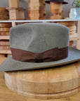 LEIFUR Adventure FEDORA | RABBIT DELUXE WESTERN FELT | GRANITE COLOR | SIZE 58, US 7 1/4