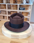 WHIPPET FEDORA | 50X BEAVER | DARK BROWN RUST  COLOR | SIZE 58, US 7 1/4