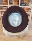 WHIPPET FEDORA | 50X BEAVER | DARK BROWN RUST  COLOR | SIZE 58, US 7 1/4