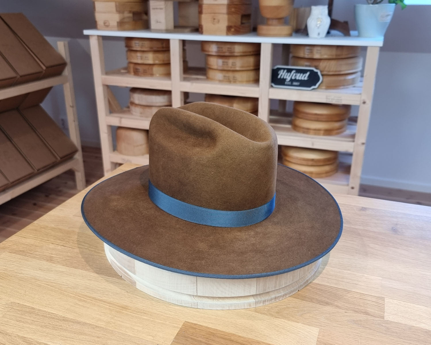 WESTERN UPCYCLE | 4X BEAVER | BROWN  COLOR | SIZE 60, US 7 1/2