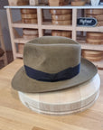 LEIFUR Adventure FEDORA | BEAVER FIFTY WESTERN FELT | WHISKEY COLOR | SIZE 59, US 7 3/8