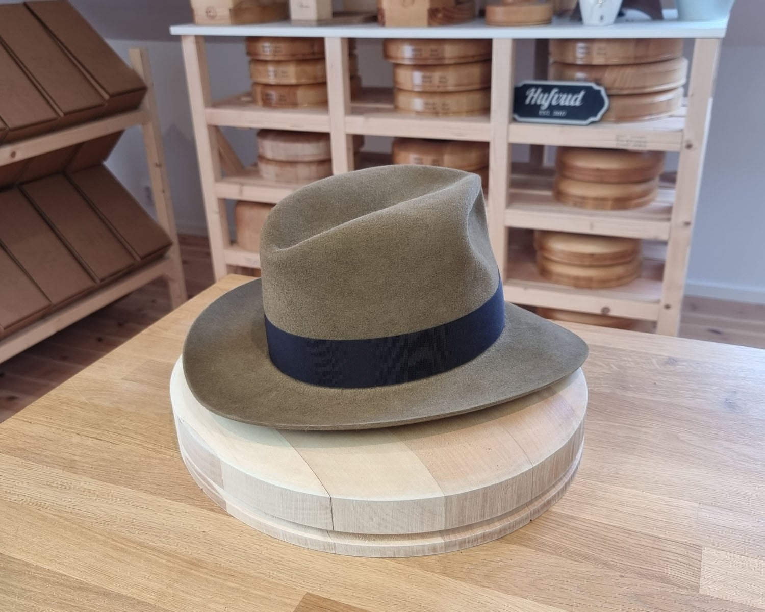 LEIFUR Adventure FEDORA | BEAVER FIFTY WESTERN FELT | WHISKEY COLOR | SIZE 59, US 7 3/8