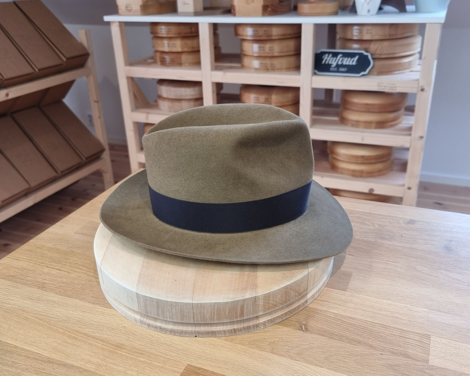 LEIFUR Adventure FEDORA | BEAVER FIFTY WESTERN FELT | WHISKEY COLOR | SIZE 59, US 7 3/8