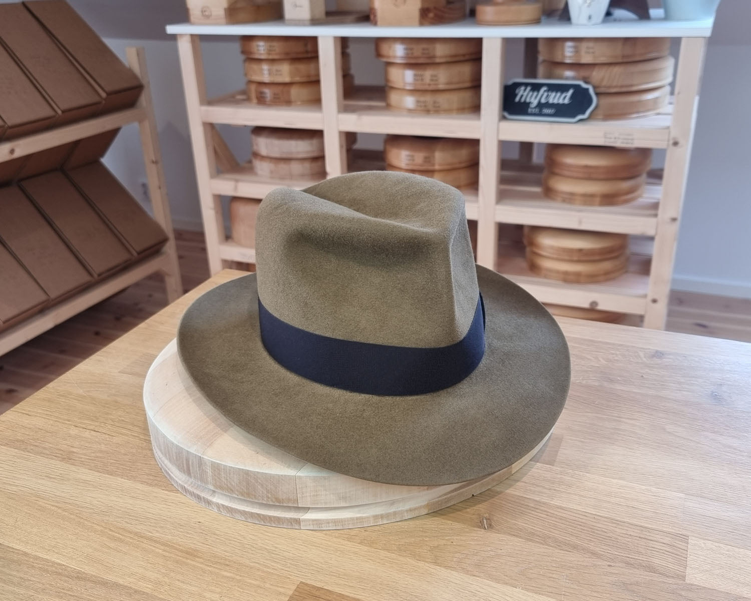 LEIFUR Adventure FEDORA | BEAVER FIFTY WESTERN FELT | WHISKEY COLOR | SIZE 59, US 7 3/8