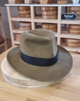 LEIFUR Adventure FEDORA | BEAVER FIFTY WESTERN FELT | WHISKEY COLOR | SIZE 59, US 7 3/8