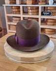 CAGNEY FEDORA | RABBIT & HARE DELUXE BLEND | SABLE BROWN COLOR | SIZE 61, US 7 5/8