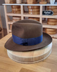 CAGNEY FEDORA | RABBIT & HARE DELUXE BLEND | SABLE BROWN COLOR | SIZE 60, US 7 1/2