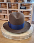 CAGNEY FEDORA | RABBIT & HARE DELUXE BLEND | SABLE BROWN COLOR | SIZE 60, US 7 1/2