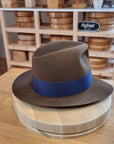 CAGNEY FEDORA | RABBIT & HARE DELUXE BLEND | SABLE BROWN COLOR | SIZE 60, US 7 1/2