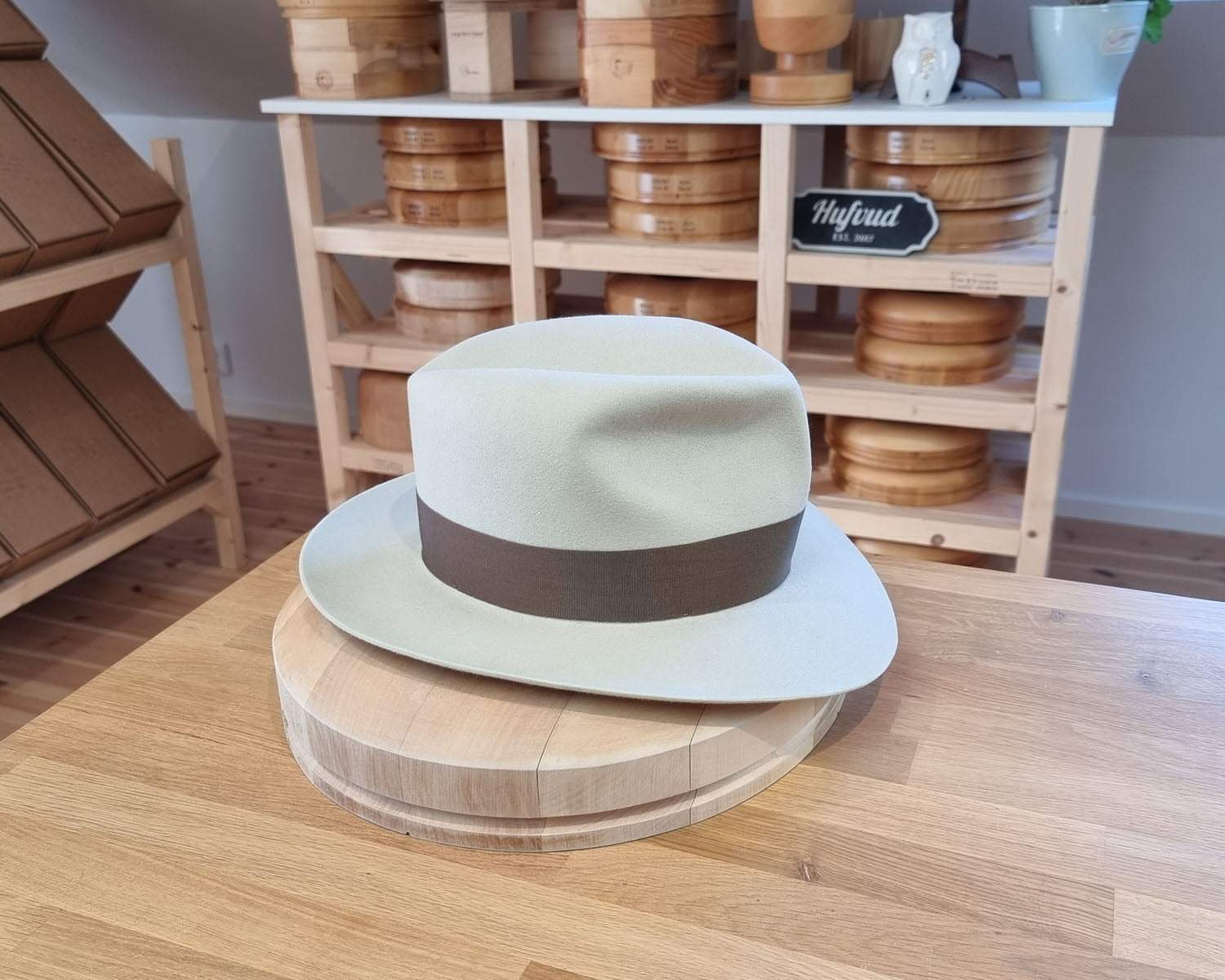 LEIFUR Adventure FEDORA | BEAVER FIFTY WESTERN WEIGHT | SILVERBELLY COLOR | SIZE 60, US 7 1/2