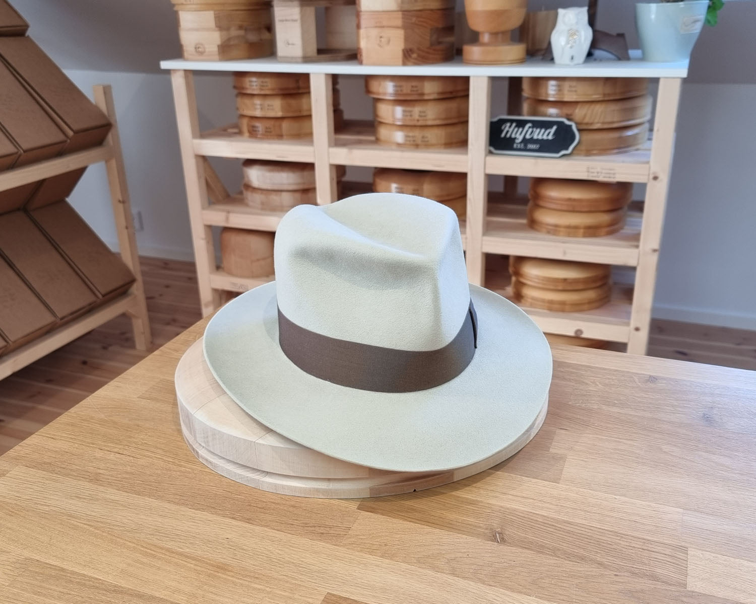 LEIFUR Adventure FEDORA | BEAVER FIFTY WESTERN WEIGHT | SILVERBELLY COLOR | SIZE 60, US 7 1/2