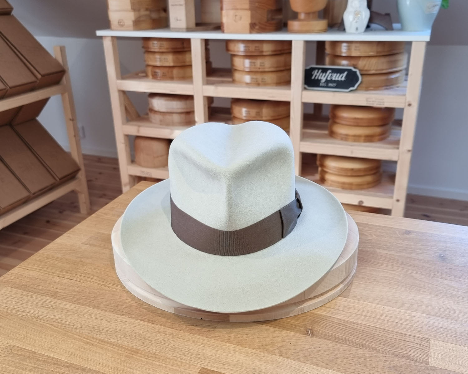 LEIFUR Adventure FEDORA | BEAVER FIFTY WESTERN WEIGHT | SILVERBELLY COLOR | SIZE 60, US 7 1/2