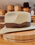 LEIFUR Adventure FEDORA | BEAVER FIFTY WESTERN WEIGHT | SILVERBELLY COLOR | SIZE 60, US 7 1/2