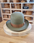 WESTERN UPCYCLE | 3X BEAVER | SAGE GREEN COLOR | SIZE 58, US 7 1/4