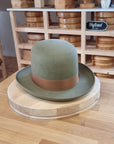 WESTERN UPCYCLE | 3X BEAVER | SAGE GREEN COLOR | SIZE 58, US 7 1/4