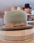 WESTERN UPCYCLE | 3X BEAVER | SAGE GREEN COLOR | SIZE 58, US 7 1/4