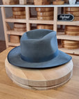 PLAYBOY FEDORA | BEAVER HUNDRED | EMERALD GRAY COLOR | SIZE 57, US 7 1/8