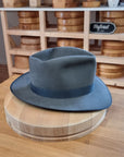 PLAYBOY FEDORA | BEAVER HUNDRED | EMERALD GRAY COLOR | SIZE 57, US 7 1/8