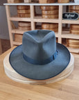 PLAYBOY FEDORA | BEAVER HUNDRED | EMERALD GRAY COLOR | SIZE 57, US 7 1/8