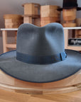 PLAYBOY FEDORA | BEAVER HUNDRED | EMERALD GRAY COLOR | SIZE 57, US 7 1/8