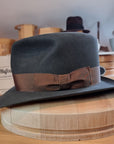 LEIFUR Adventure FEDORA | BEAVER HUNDRED WESTERN WEIGHT | ANTRACITE GRAY COLOR | SIZE 59, US 7 3/8