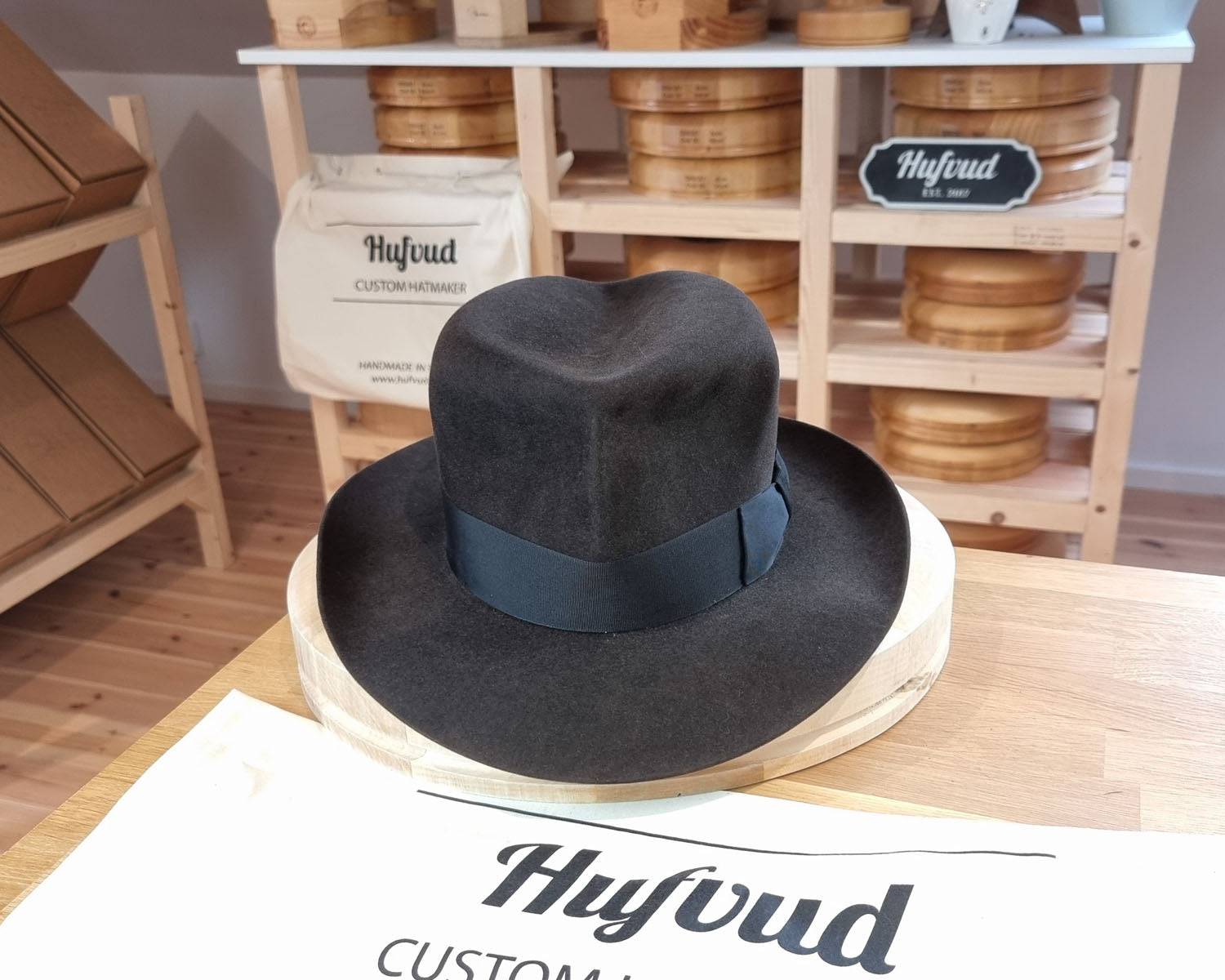 LEIFUR Adventure FEDORA | NUTRIA | ESPRESSO COLOR | SIZE 59, US 7 3/8