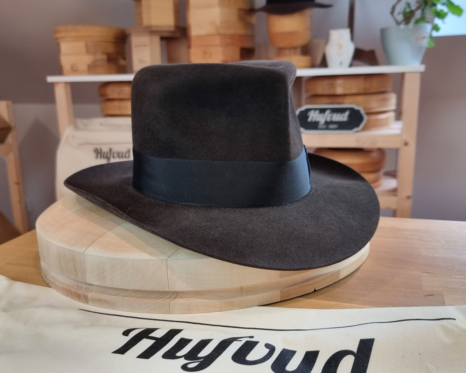 LEIFUR Adventure FEDORA | NUTRIA | ESPRESSO COLOR | SIZE 59, US 7 3/8