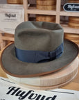 WHIPPET FEDORA | BEAVER FIFTY | OLIVE GREEN COLOR | SIZE 60, US 7 1/2