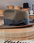 WHIPPET FEDORA | BEAVER FIFTY | OLIVE GREEN COLOR | SIZE 60, US 7 1/2