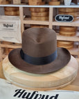 LEIFUR Lucky FEDORA | BEAVER HUNDRED | SABLE BROWN | SIZE 60, US 7 1/2