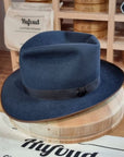 PLAYBOY FEDORA | BEAVER FIFTY | STEEL COLOR | SIZE 62, US 7 3/4