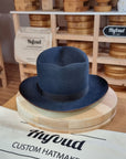 PLAYBOY FEDORA | BEAVER FIFTY | STEEL COLOR | SIZE 62, US 7 3/4