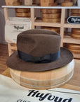 LEIFUR Lucky FEDORA | BEAVER FIFTY | SABLE BROWN | SIZE 59, US 7 3/8