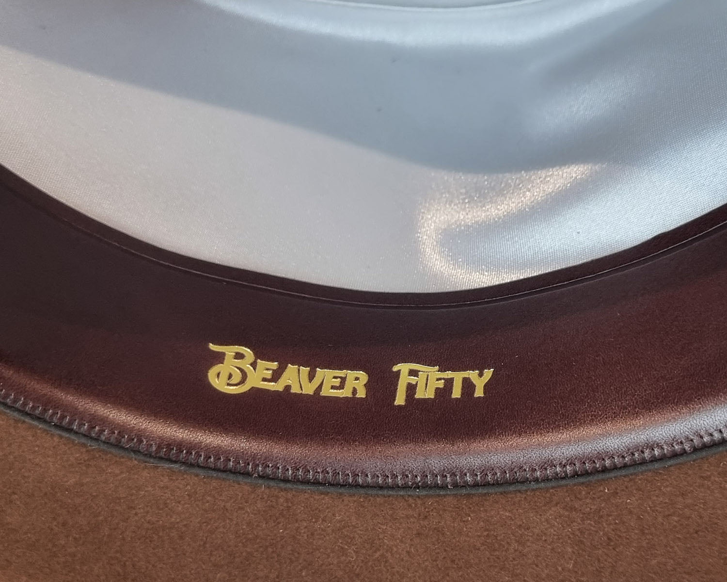 LEIFUR Lucky FEDORA | BEAVER FIFTY | SABLE BROWN | SIZE 59, US 7 3/8